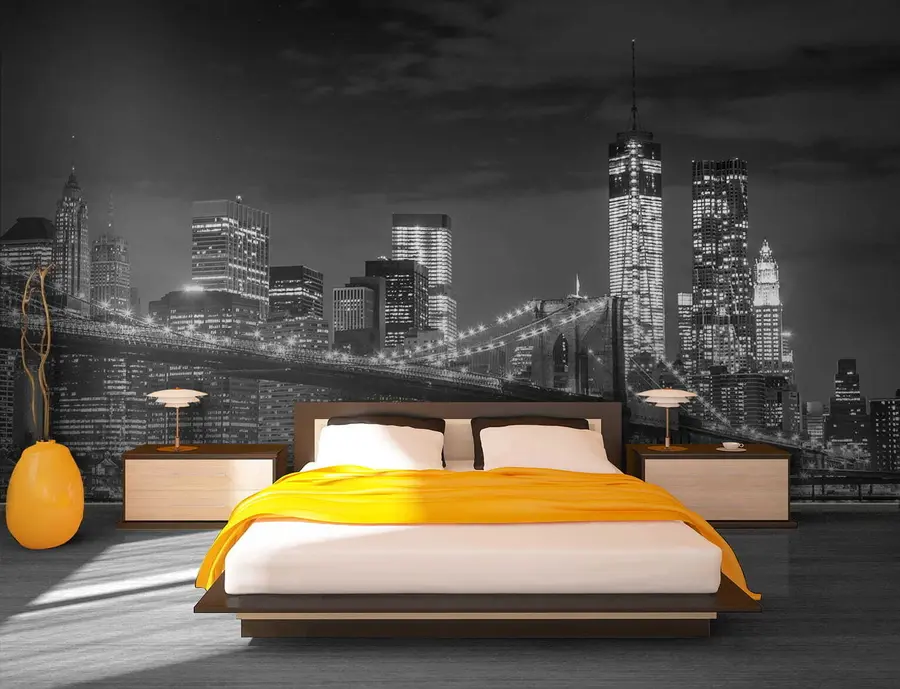 wall murals Water, skyscraper and building u56428