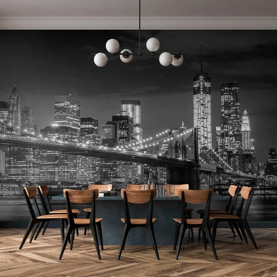 wall murals Water, skyscraper and building u56428