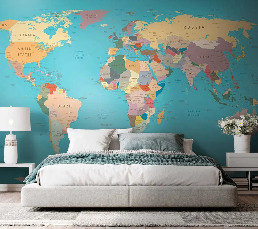 wall murals World map u57440