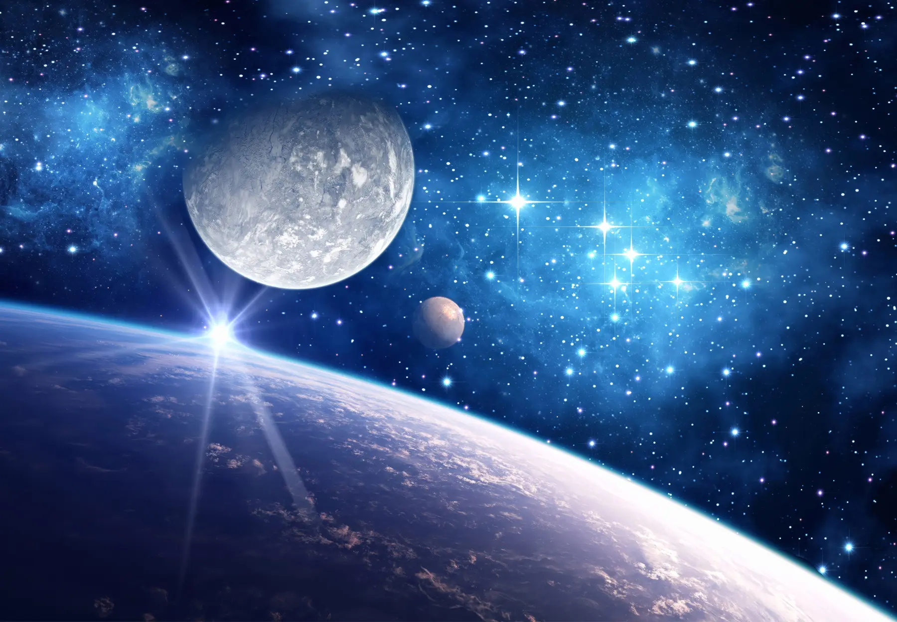 wall murals Plunge into space u57785
