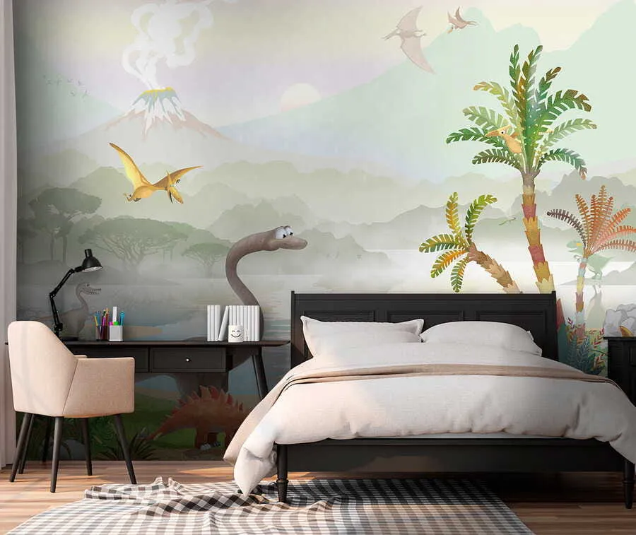 wall murals Bird, plant and ecoregion u60040