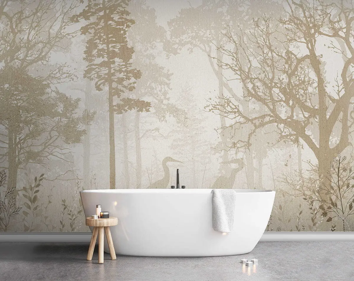 wall murals The mystery of birds u60060