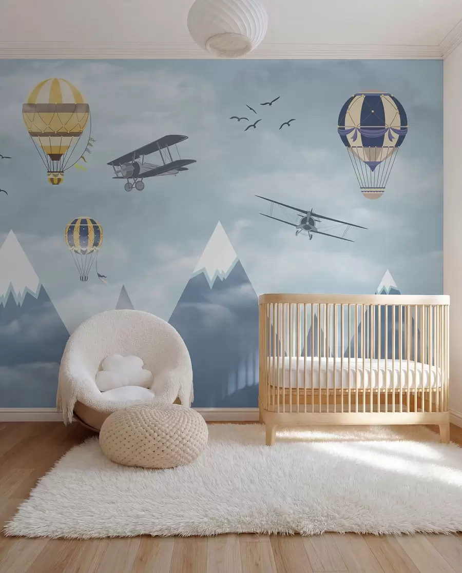 wall murals Little Alpine Aviators u60492