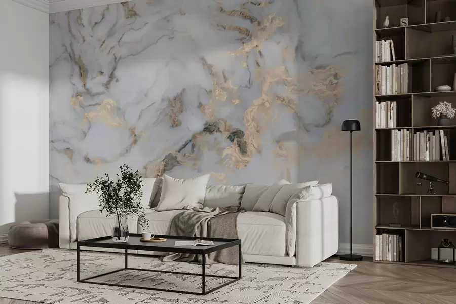 wall murals Wood, freezing and twig u60555