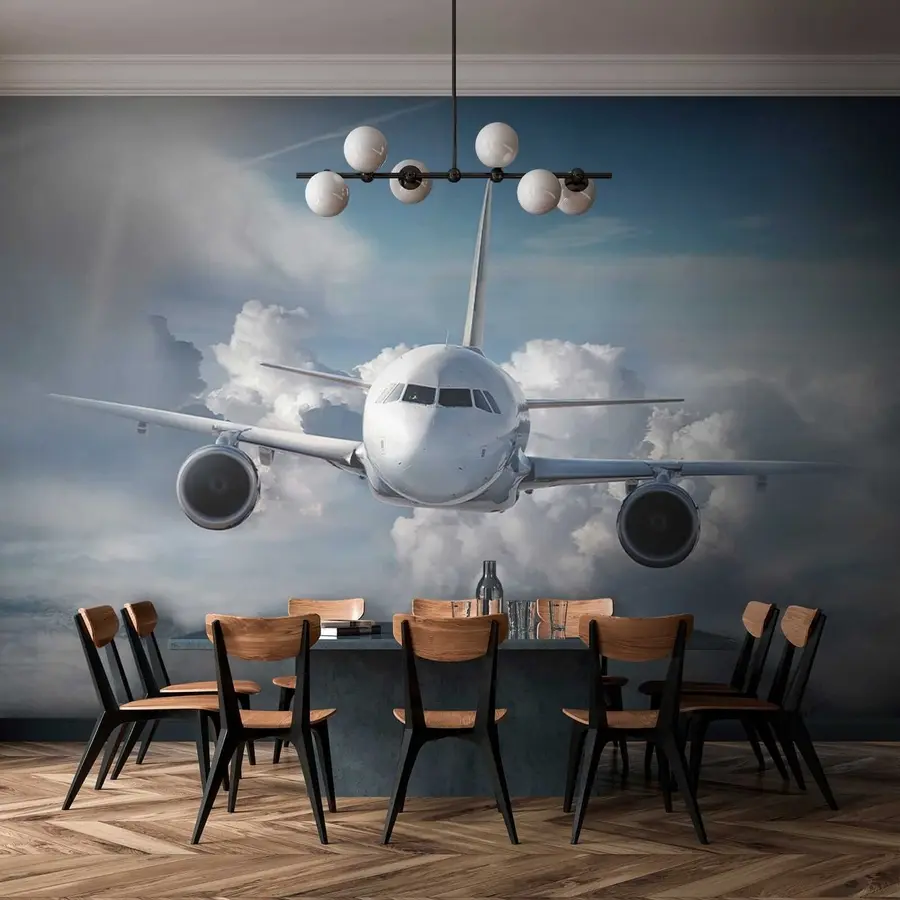 wall murals A plane in the clouds u62417