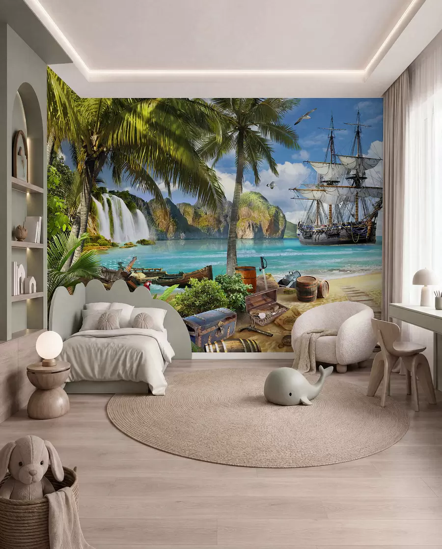 wall murals Pirate ship u62419