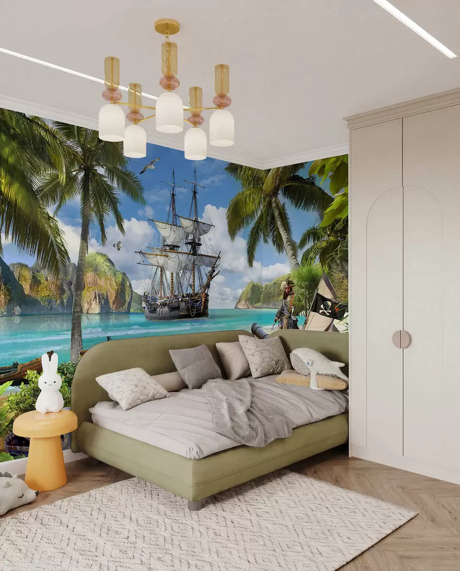 wall murals Pirate ship u62419
