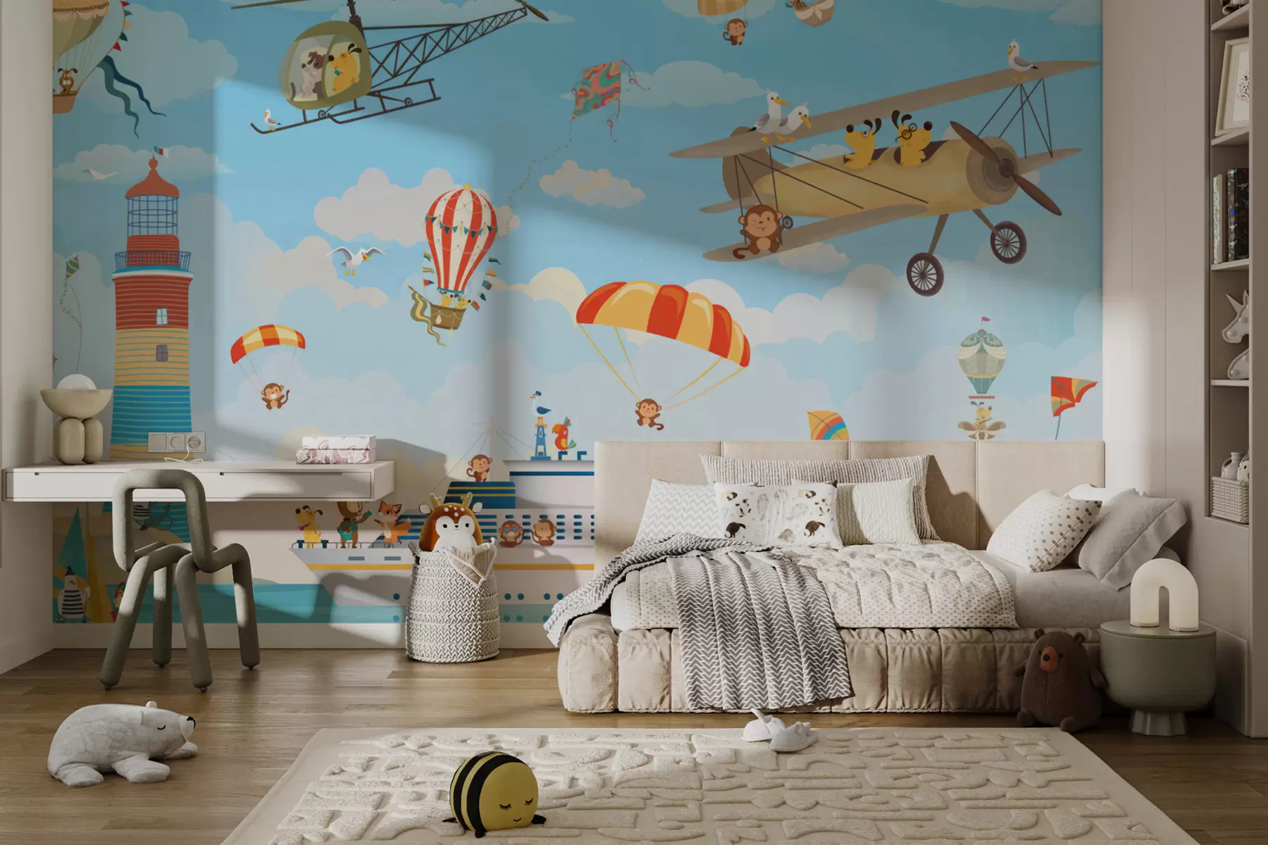 wall murals Water, watercraft and vehicle u62422