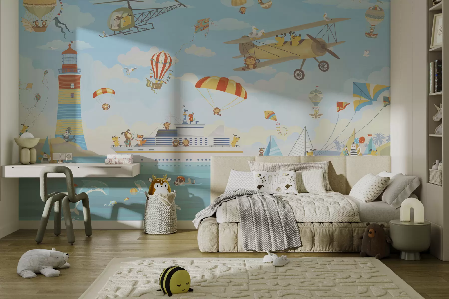 wall murals Water, watercraft and vehicle u62422