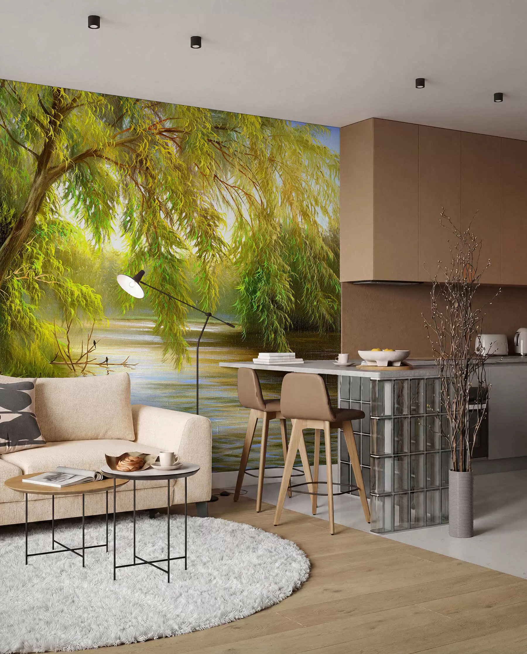 wall murals Willow by the Water u62865