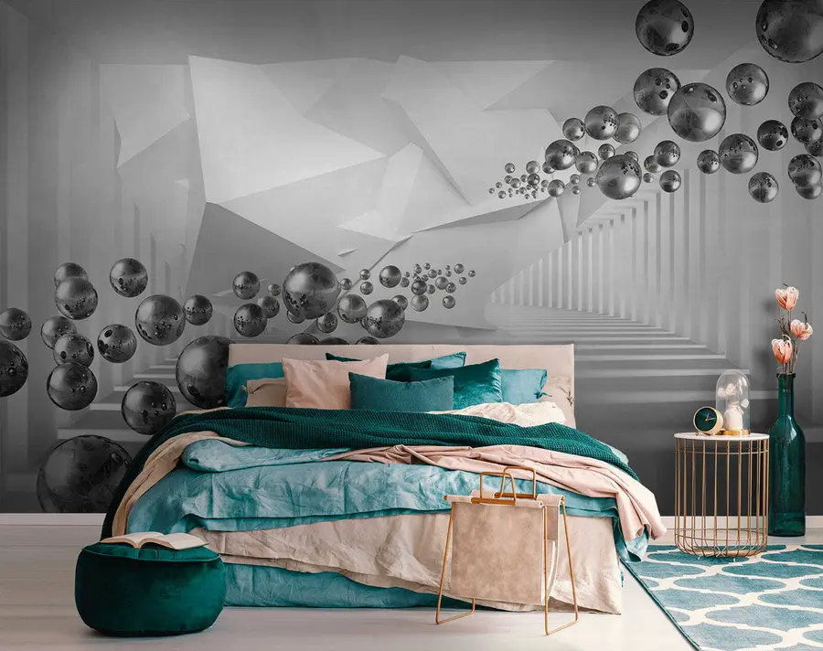 wall murals in grey u63734