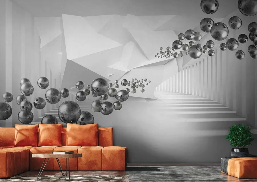 wall murals in grey u63734
