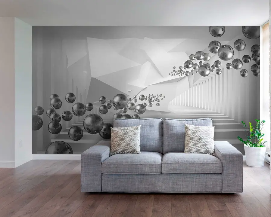 wall murals in grey u63734