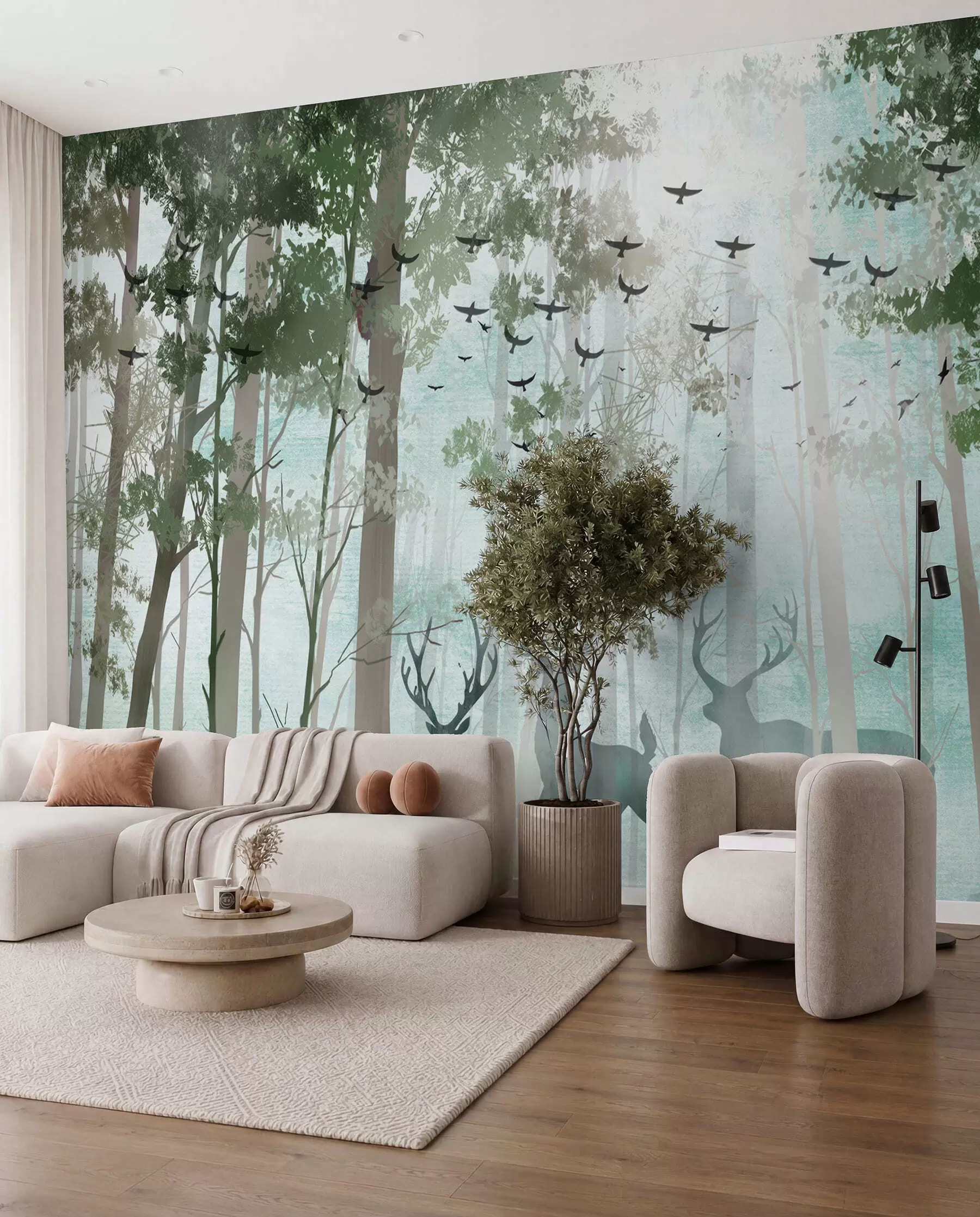 wall murals Deer in the forest u66152
