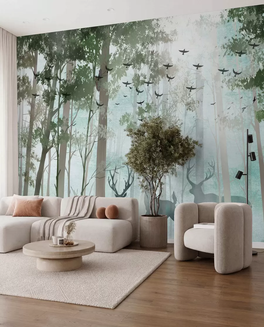 wall murals Deer in the forest u66152