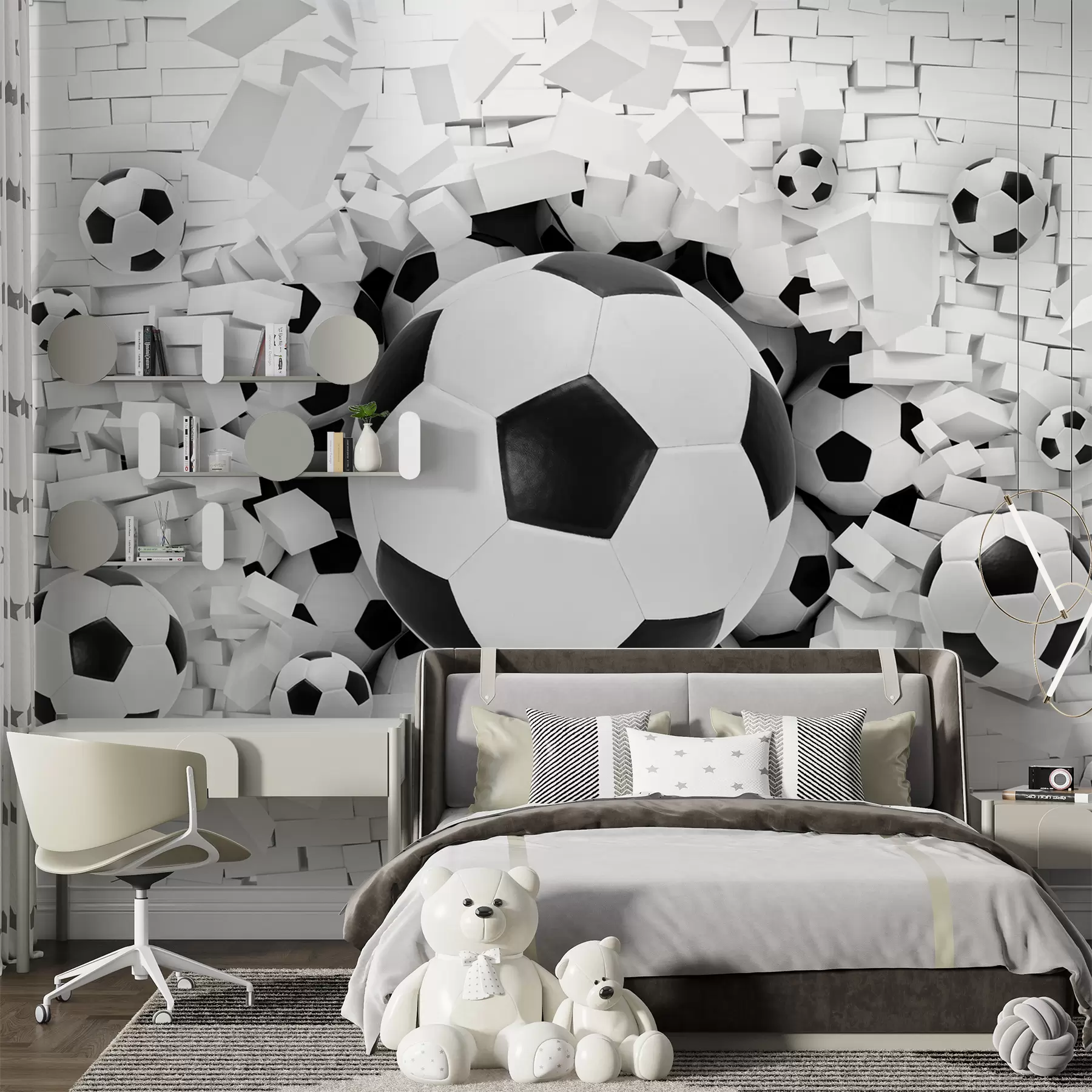 wall murals Photograph, soccer and football u70633