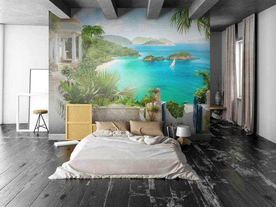 wall murals Rest on the shore u79434