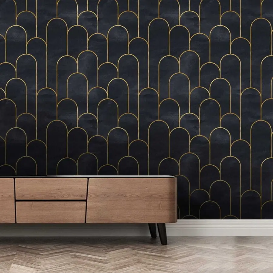 wall murals Art deco arcs u53281