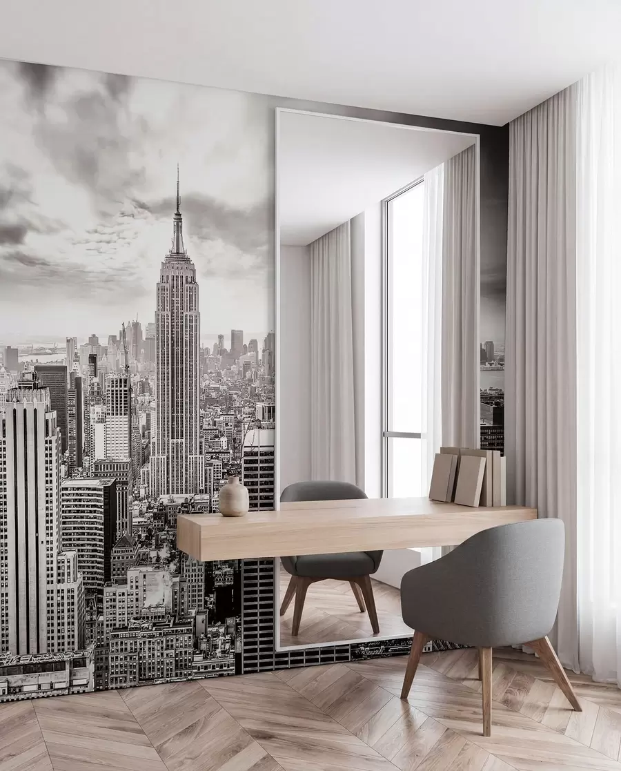 wall murals Manhattan in Monochrome u58762