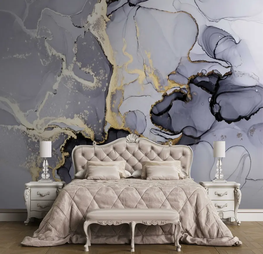wall murals Gray-blue marble u70765