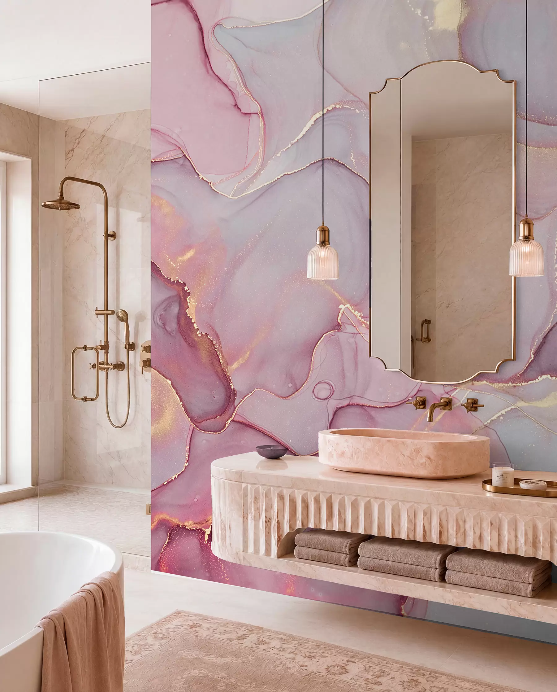 wall murals Rose Agate u70787
