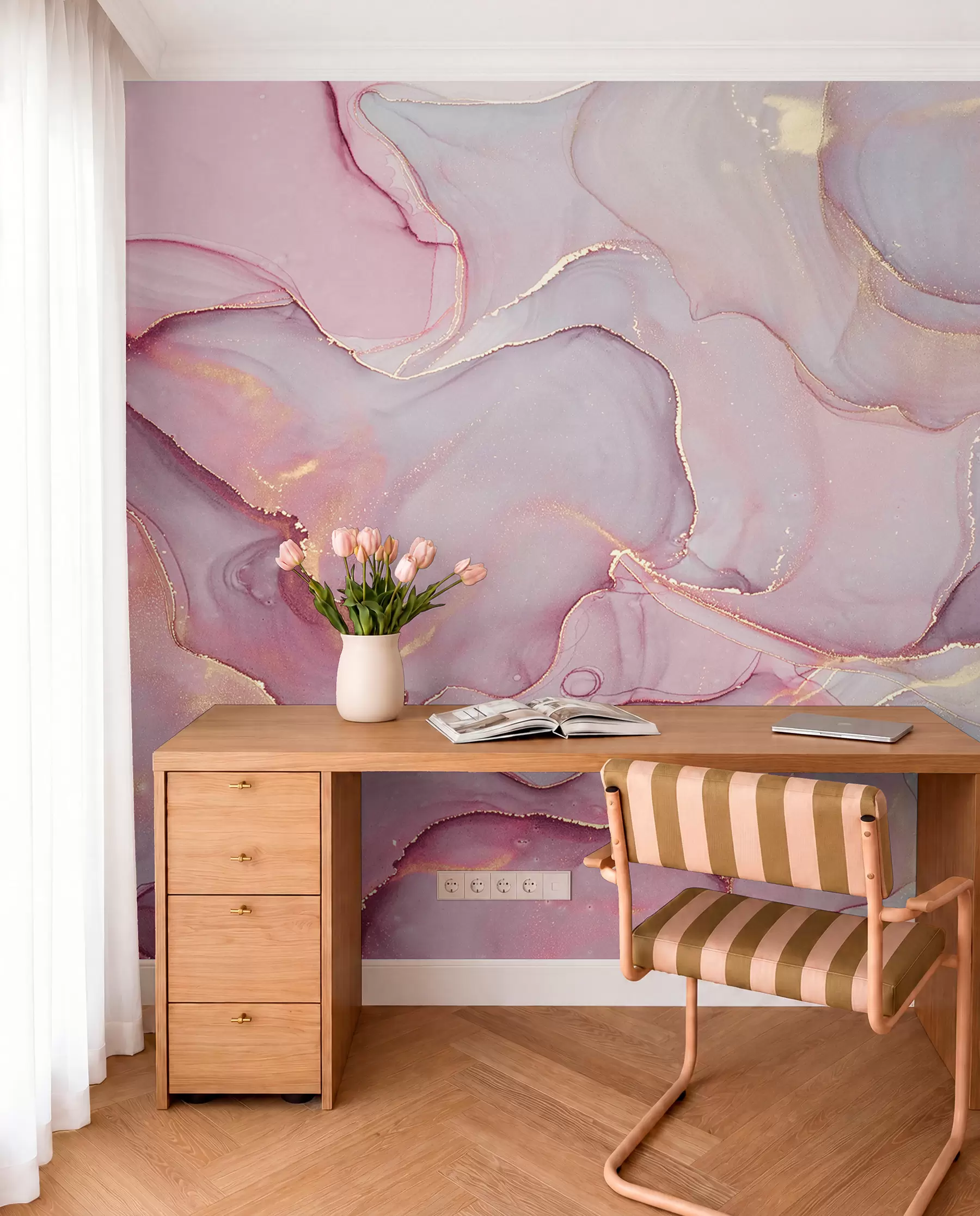 wall murals Rose Agate u70787