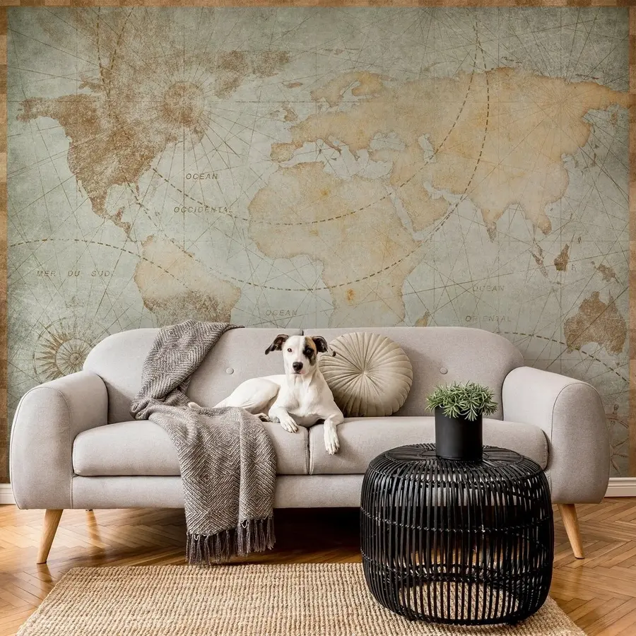 wall murals Ancient map u71325