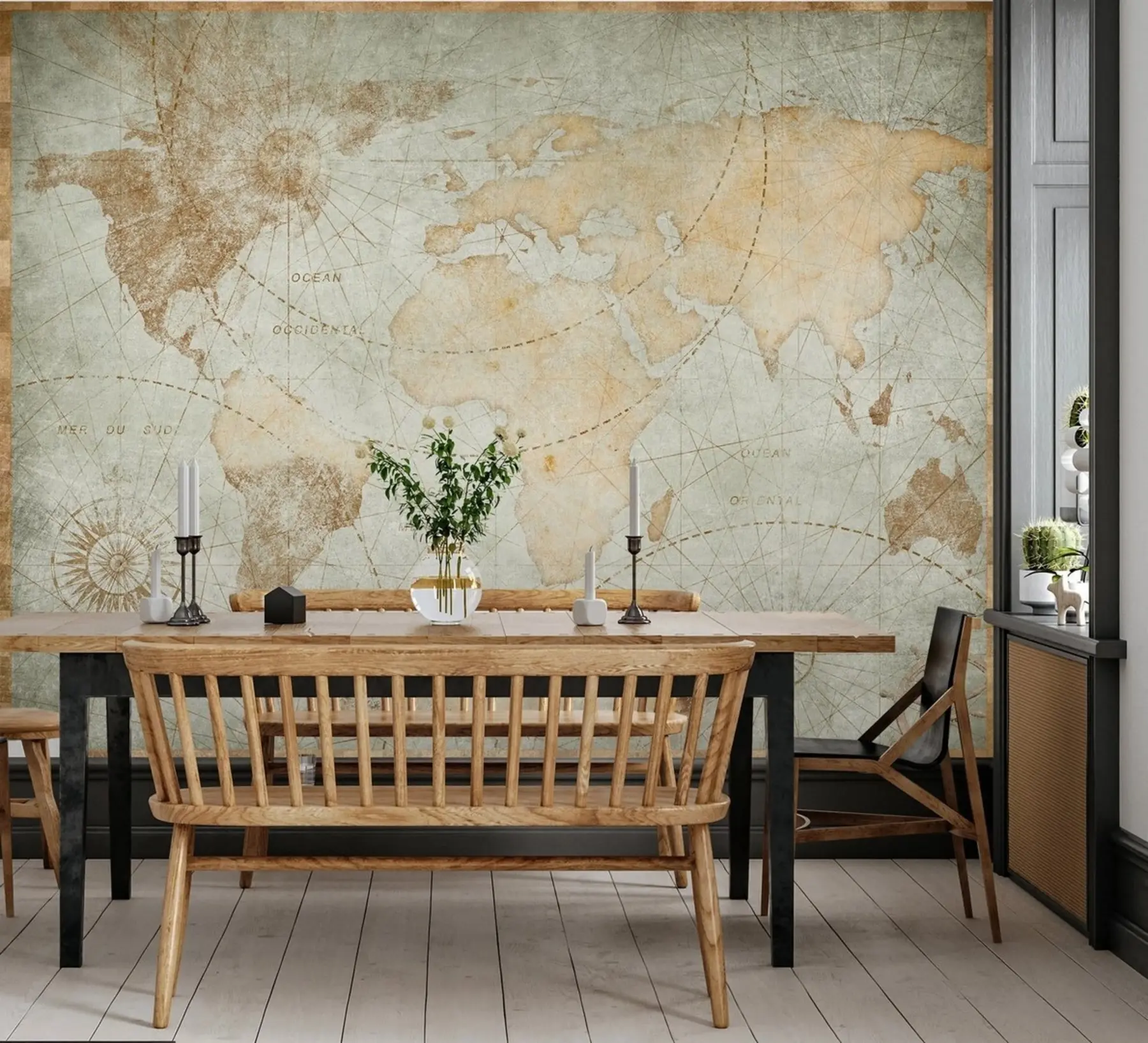 wall murals Ancient map u71325