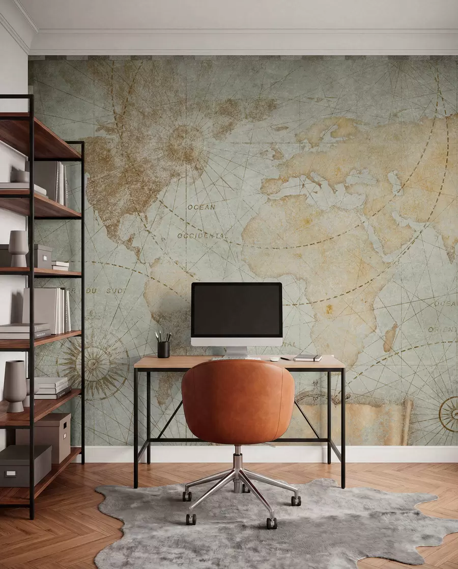 wall murals Ancient map u71325