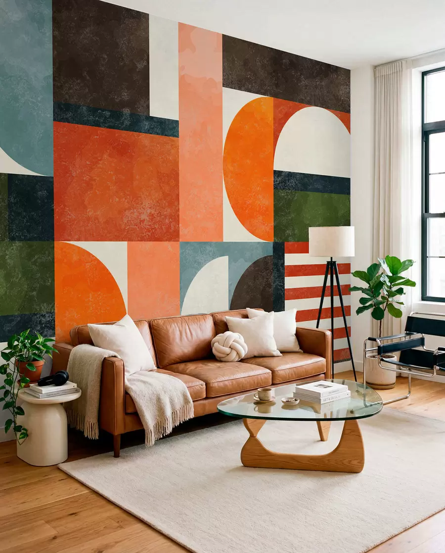wall murals Retro deco u71427