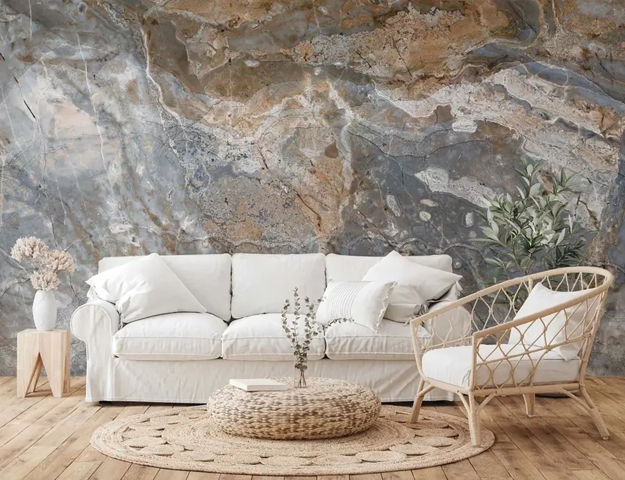 wall murals Grey-beige marble u71438