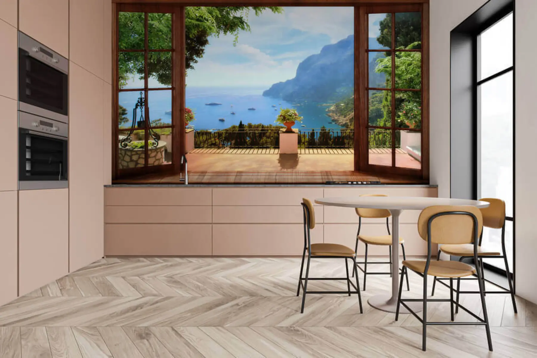 wall murals Water, sky e cloud u18229