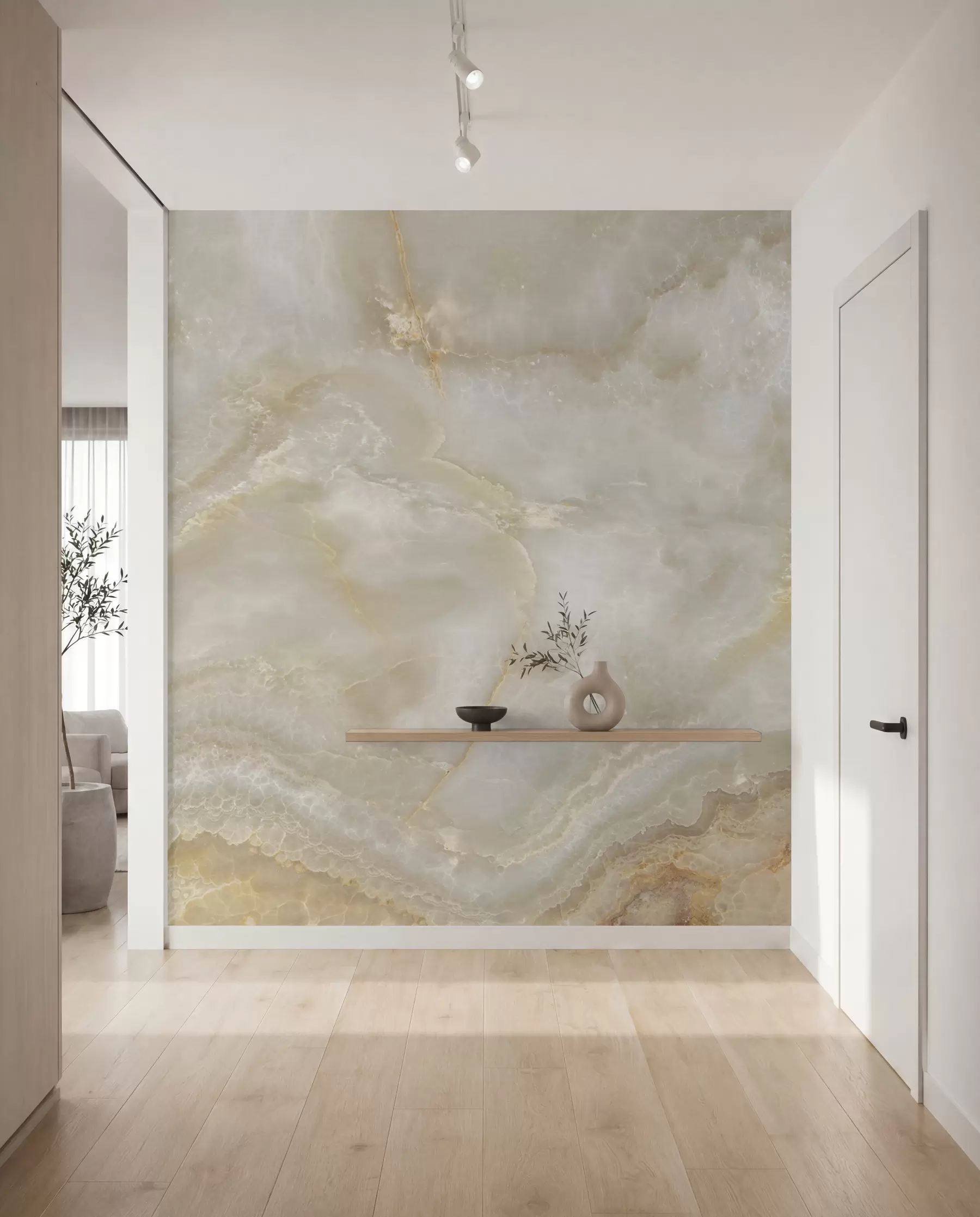 wall murals Beige marble u20722