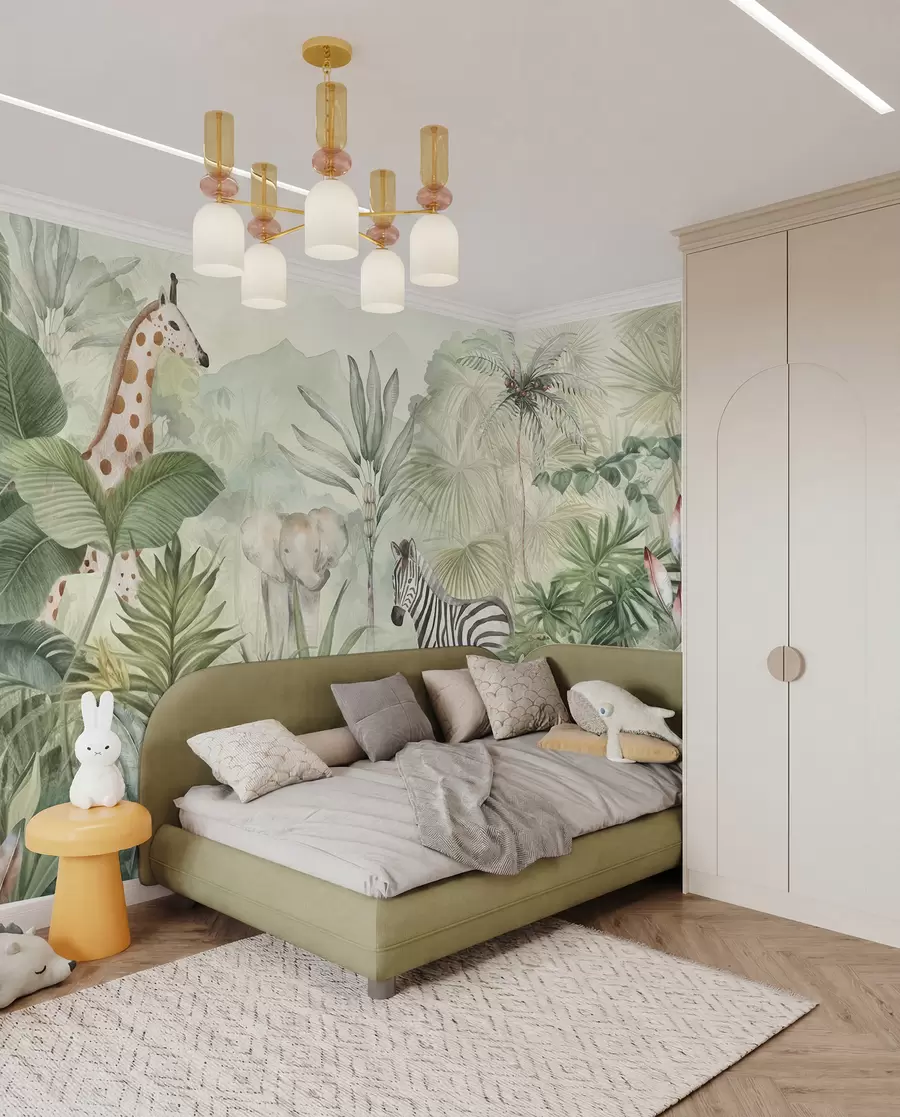 wall murals Little Safari Companions w00089