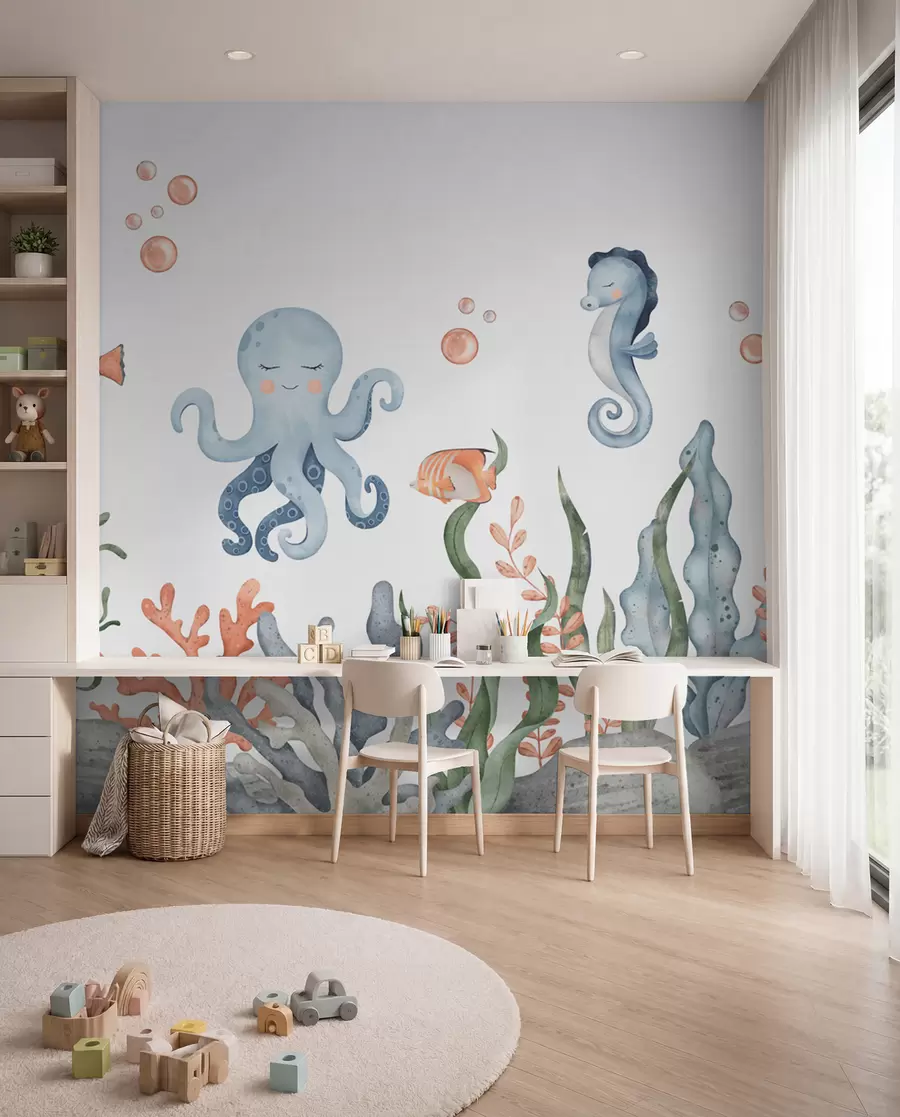 wall murals Little Ocean Companions w00383