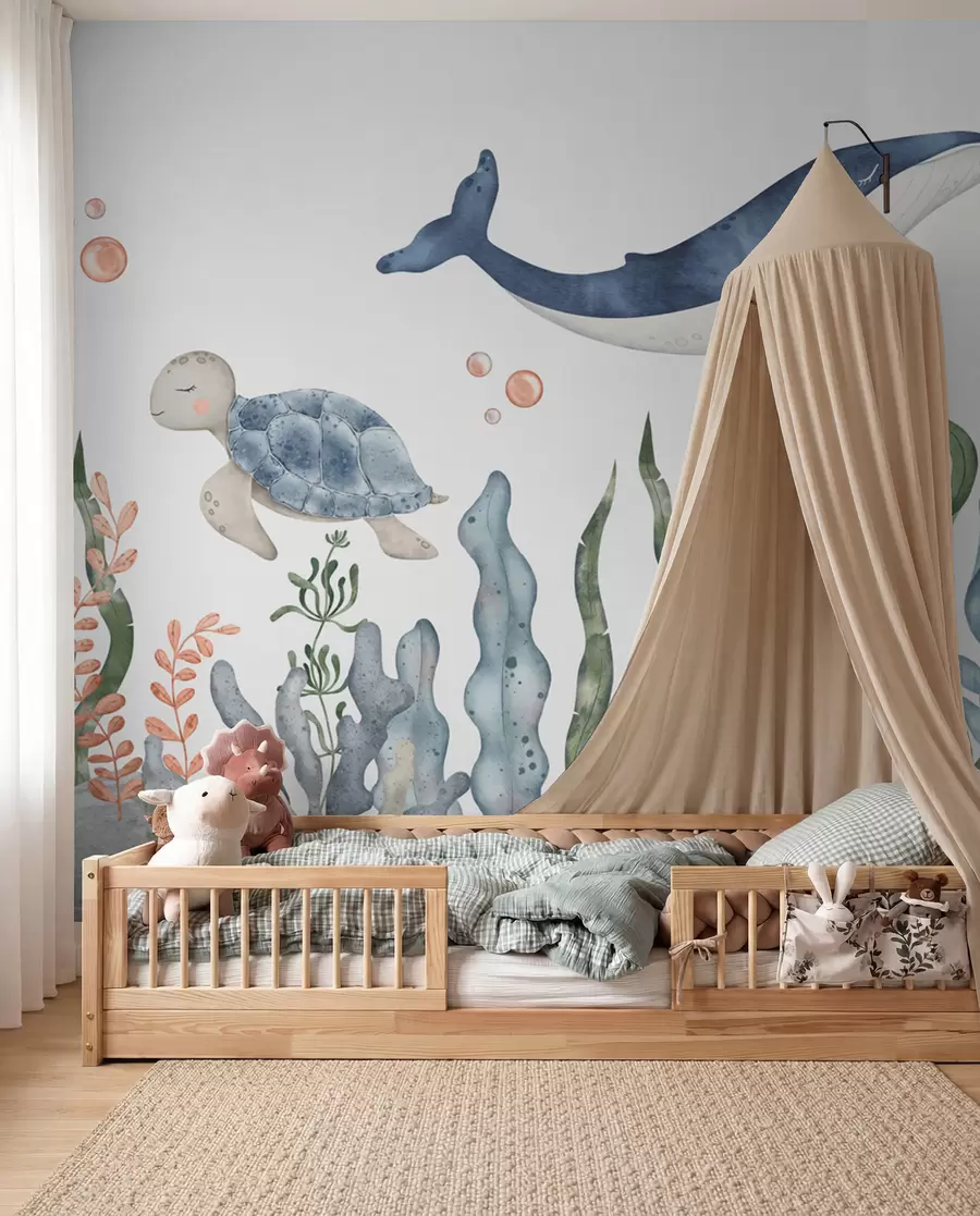 wall murals Little Ocean Companions w00383