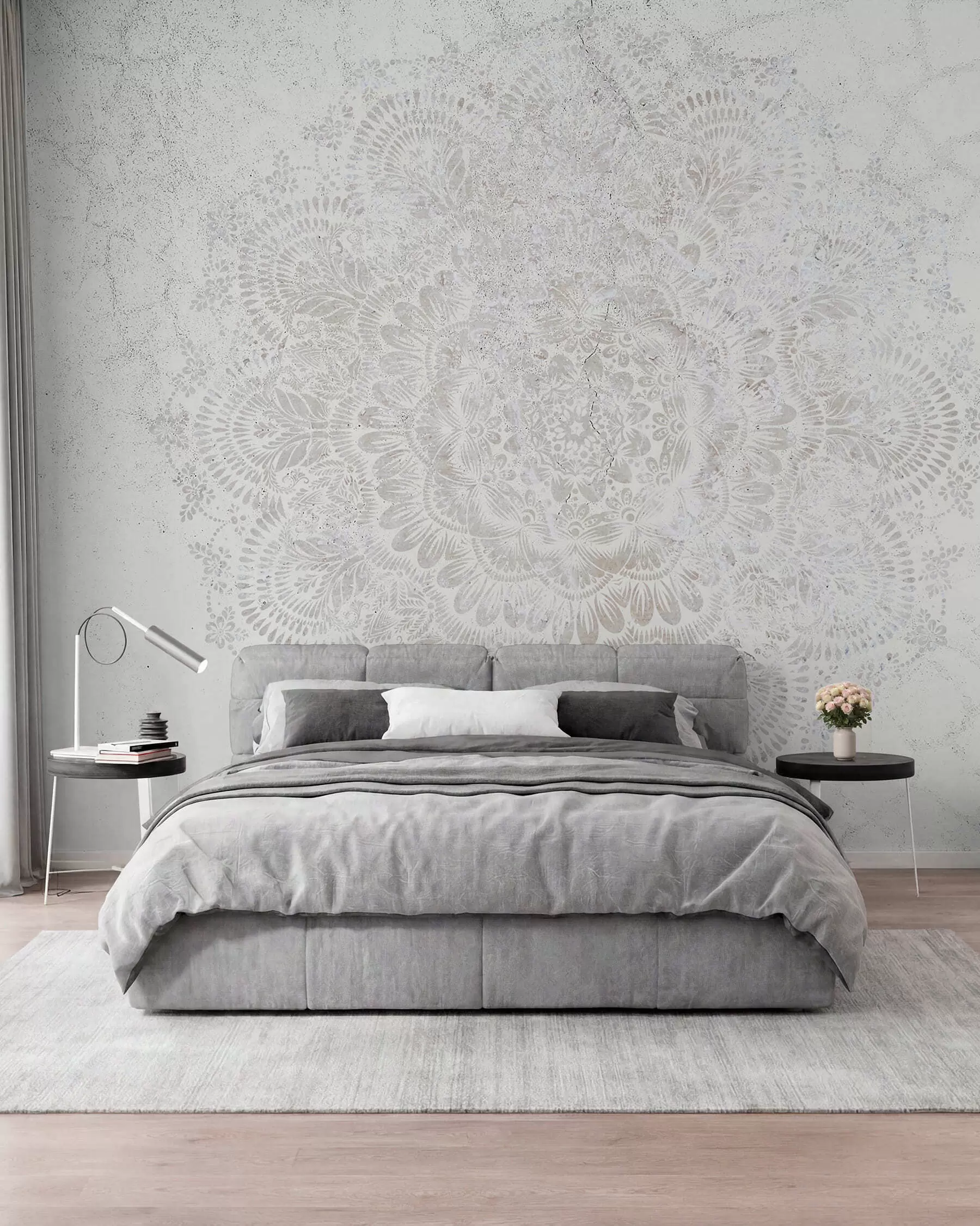 wall murals Lace Mandala w00737
