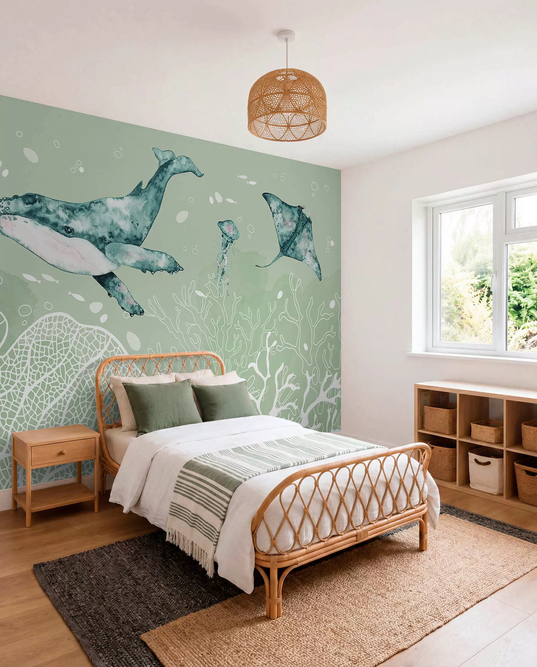 wall murals Whale and freedom w00848v3