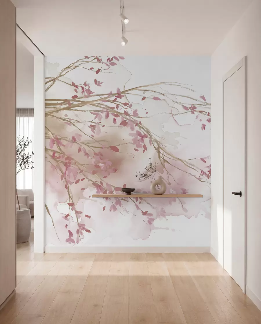 wall murals Rose Blossom Branches w07919v1