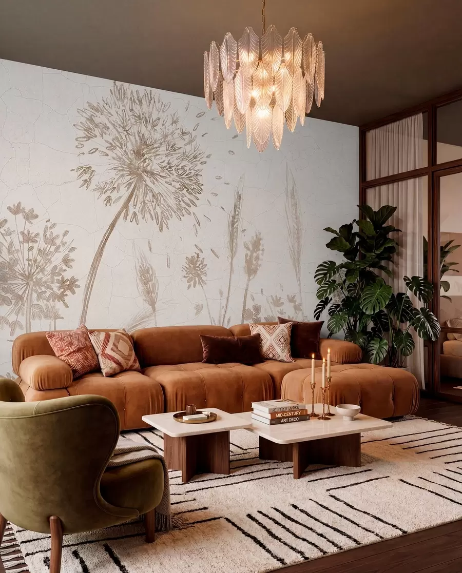 wall murals Dandelion Flight w07921