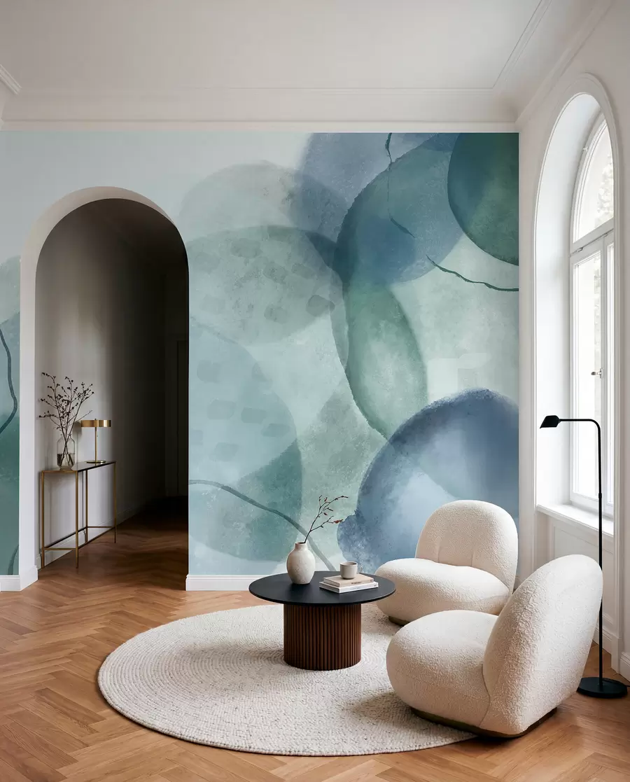 wall murals Tidal Watercolours w07926