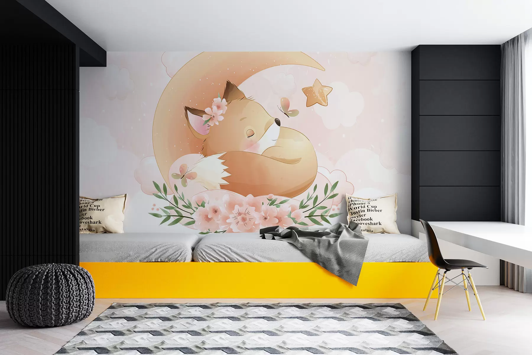 wall murals Fox w08011
