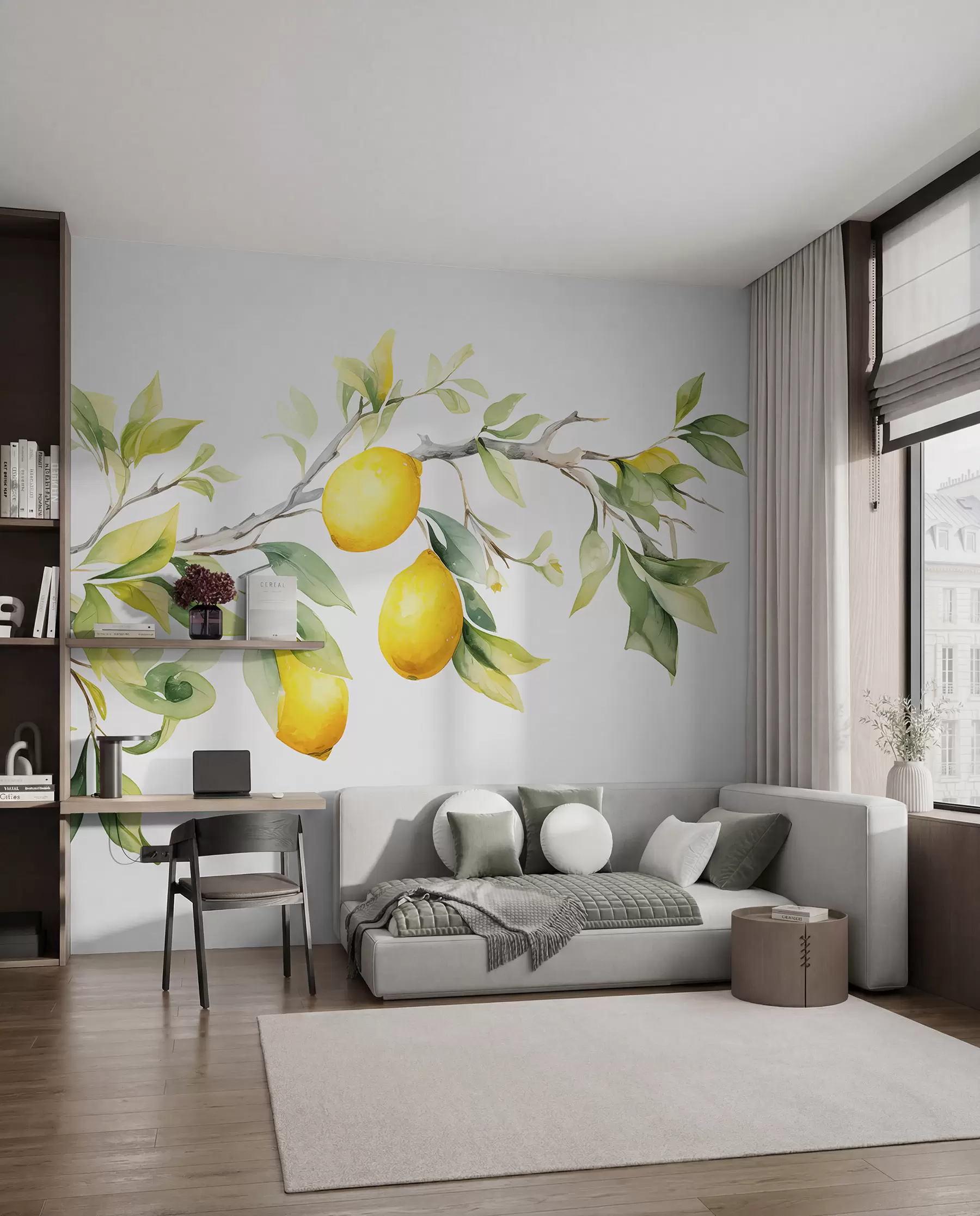 wall murals Lemons on the Branch w08096