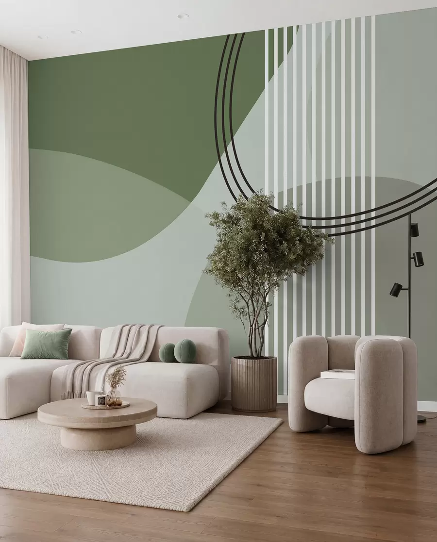wall murals Sage Orbit w08173v1