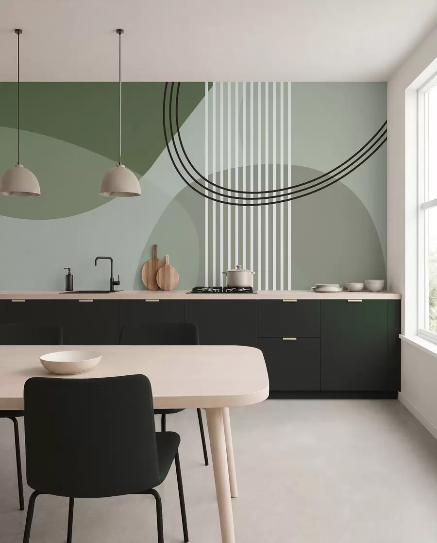 wall murals Sage Orbit w08173v1