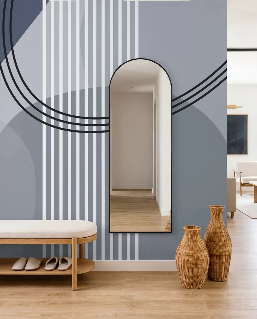 wall murals Blue Orbit w08173v2