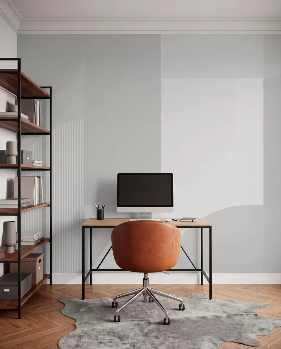 wall murals Grey Block Composition w01500v1