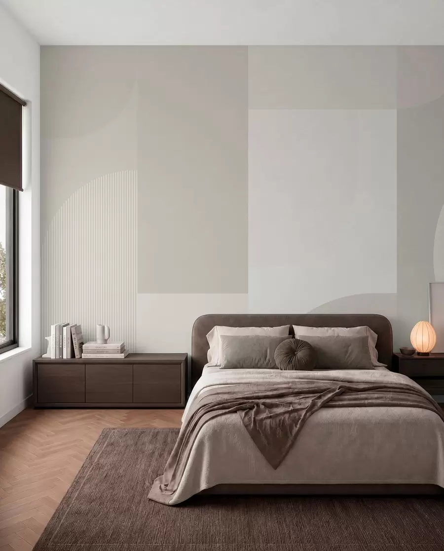 wall murals Stylish geometry minimalism w01500v3