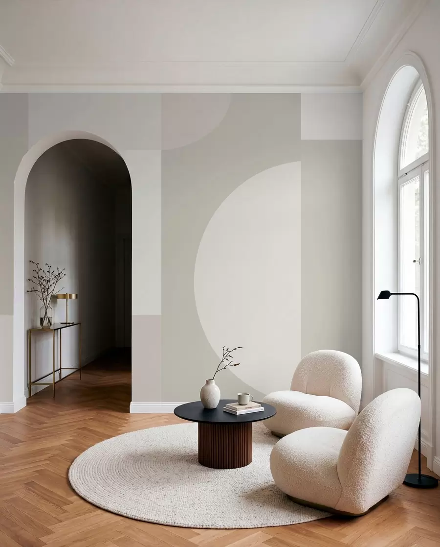 wall murals Stylish geometry minimalism w01500v3