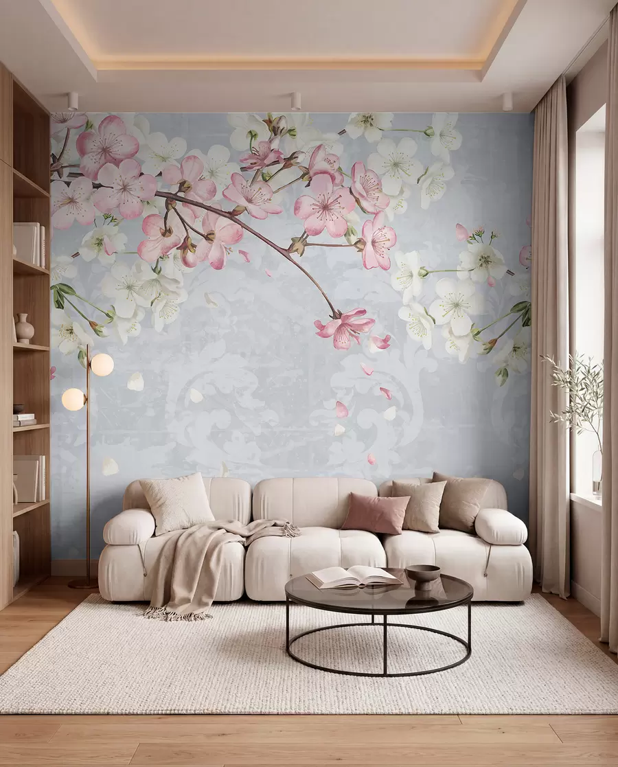 wall murals Branch and tenderness w08254